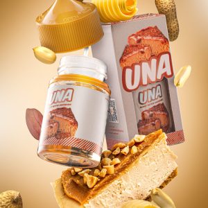 Liquid UNA Flavour Peanut Butter Cheesecake 60ML - IDJ
