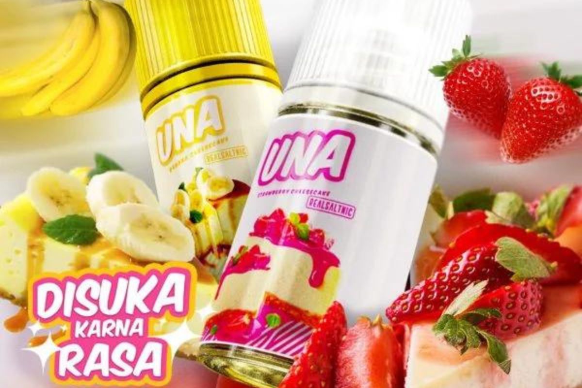 Liquid UNA Strawberry Saltnic - Indonesia Dream Juice