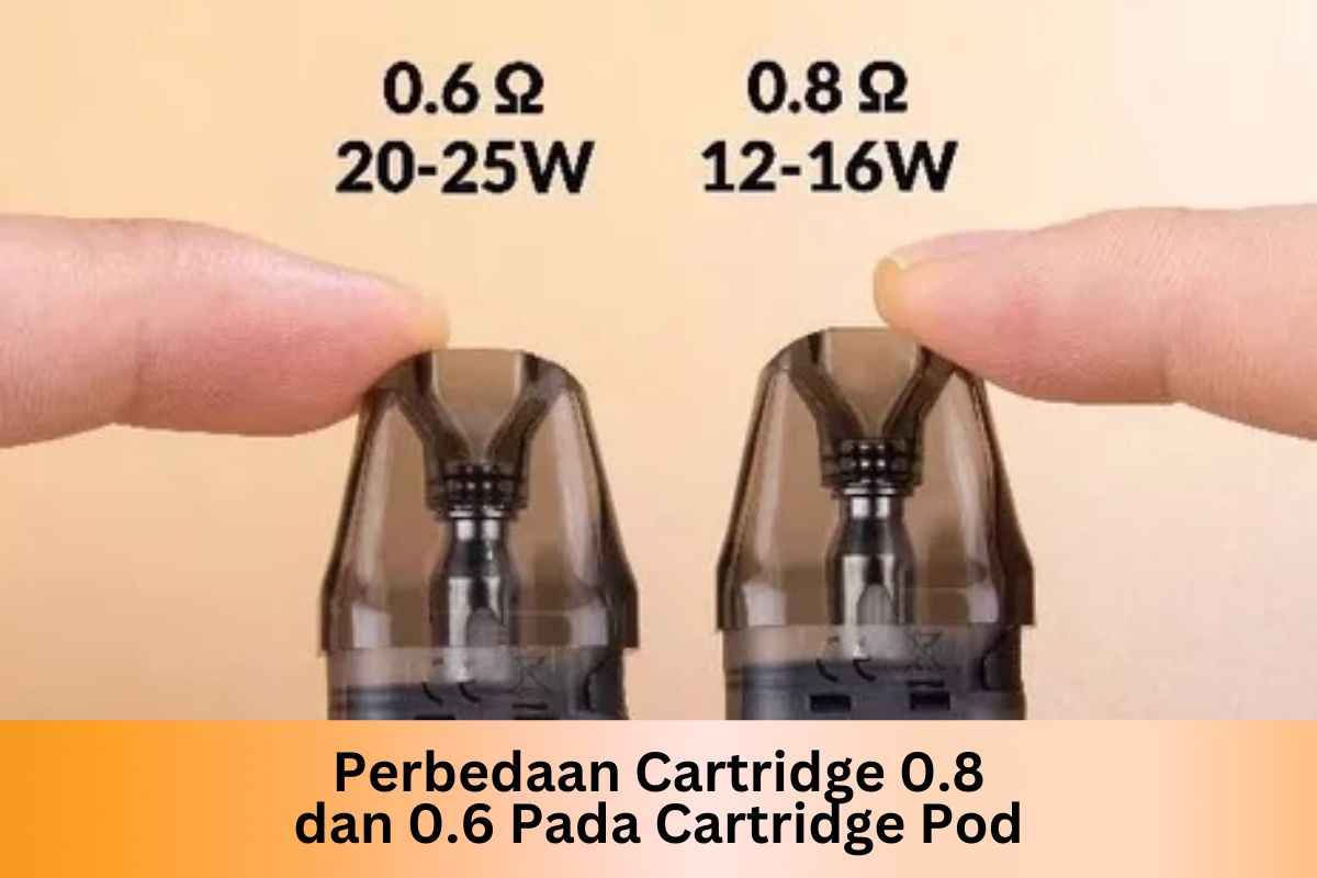 Perbedaan Cartridge 0.8 dan 0.6 Pada Cartridge Pod - Indonesia Dream Juice