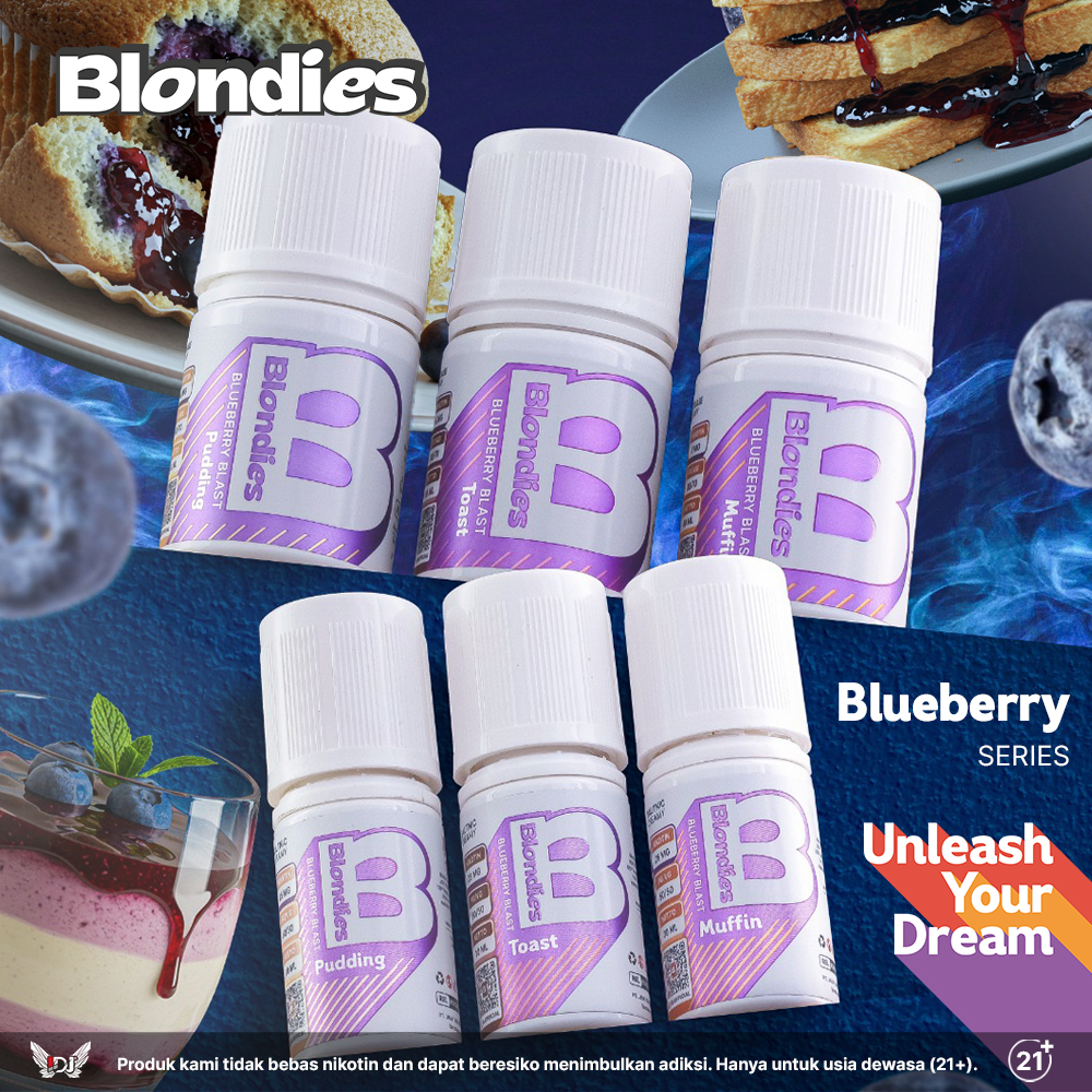 Blondies Blueberry Blast - Indonesia Dream Juice