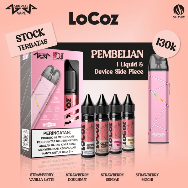 Locoz Bundle pack 1 liquid 15ml + device Sidepiece