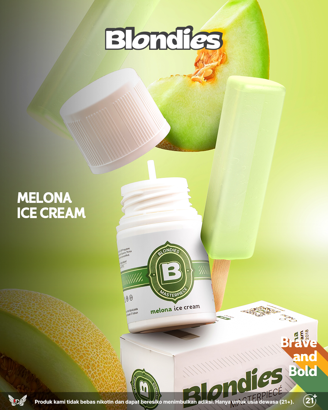 Blondies Melona Ice Cream 60 ml