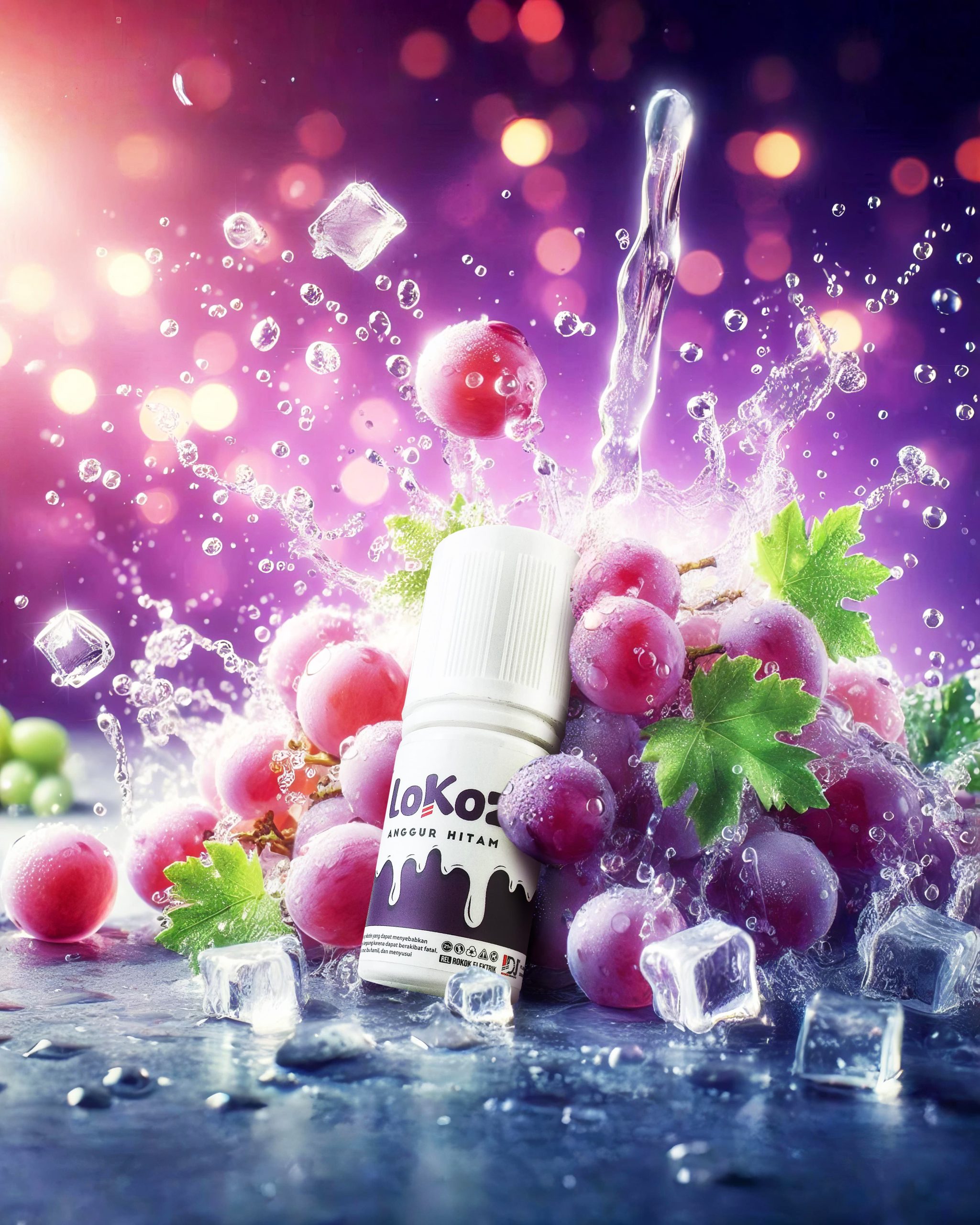 Liquid Lokoz Anggur Hitam saltnic 30 ml