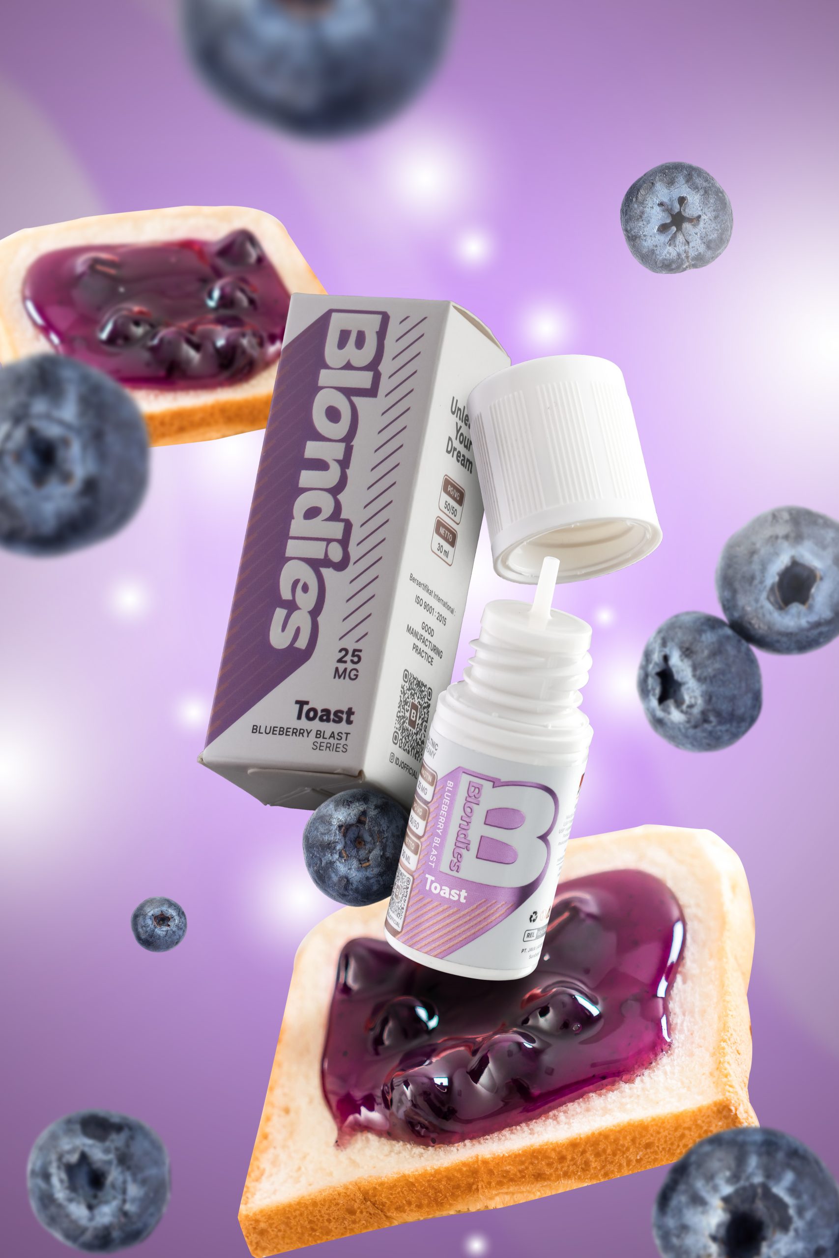 Blondies Blueberry Blast Toast Saltnic 30ml