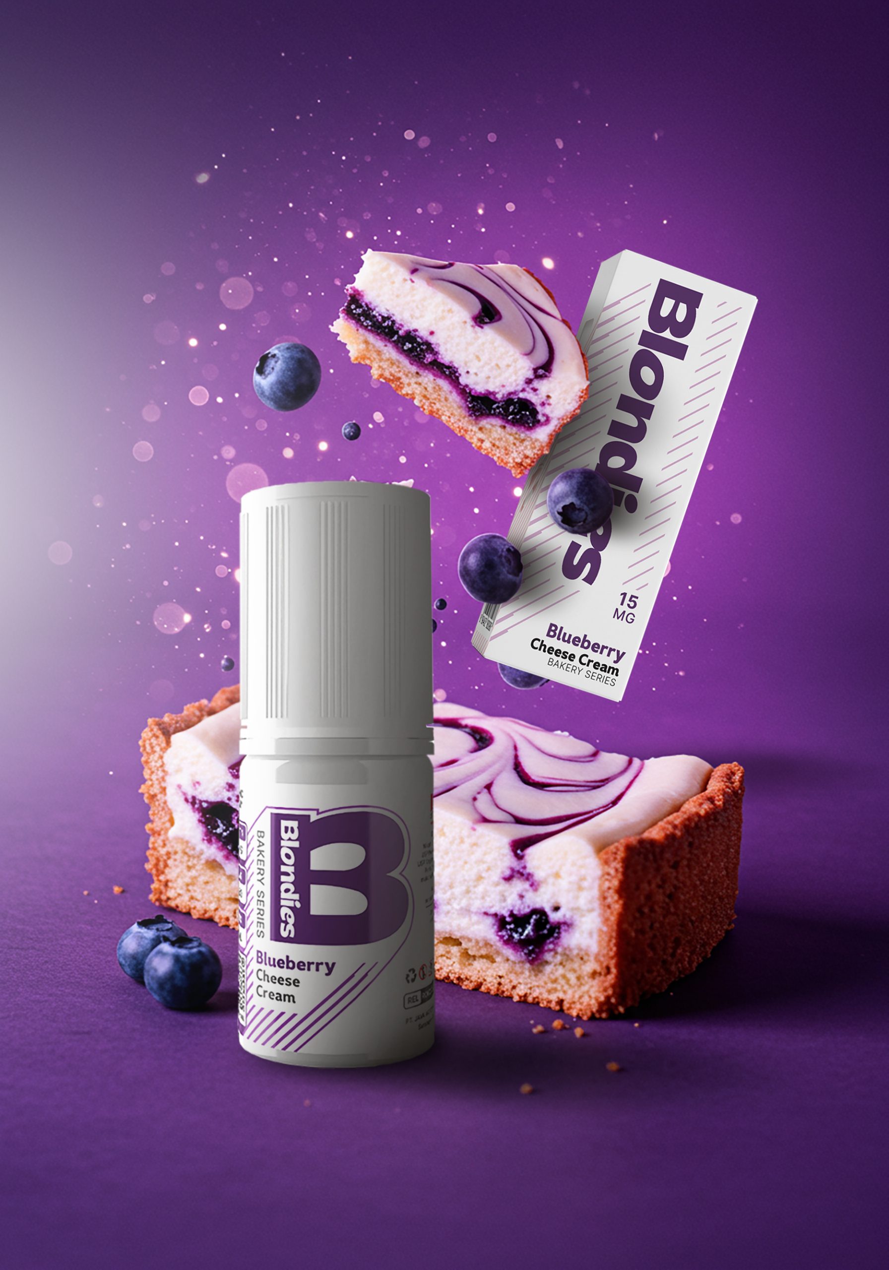 Blondies Blueberry Cheese Cream Saltnic 30ml
